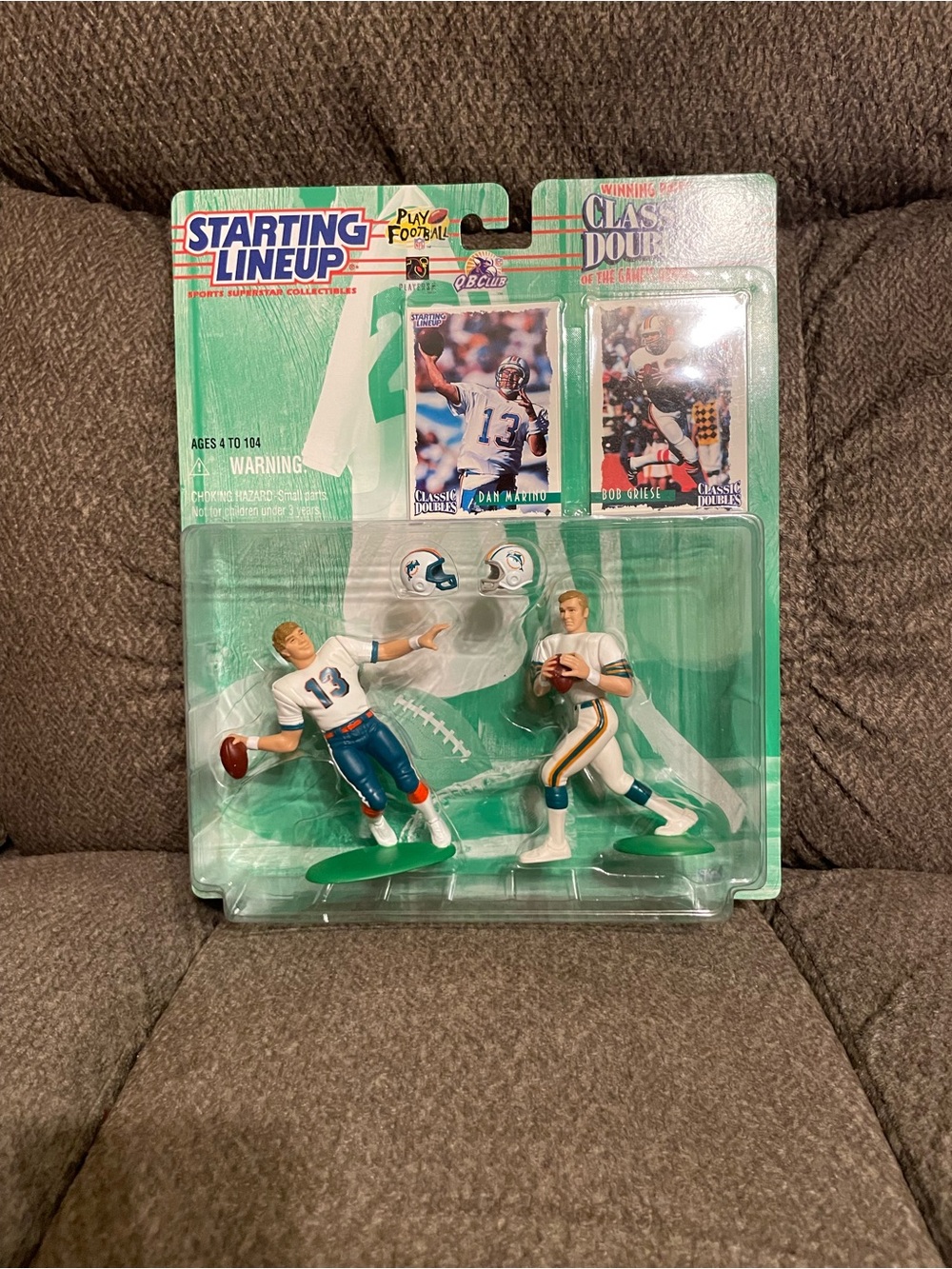The 1997 Kenner Starting Lineup Classic Doubles: Dan Marino & Bob Griese.